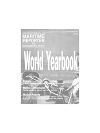 Maritime Reporter Magazine Cover Jun 2001 - 