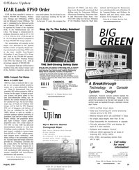 Maritime Reporter Magazine, page 37,  Aug 2001