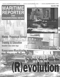Maritime Reporter Magazine Cover Sep 2001 - 