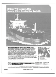Maritime Reporter Magazine, page 17,  Mar 2003