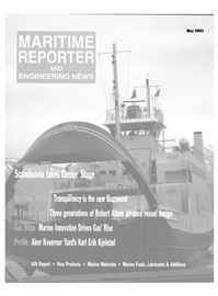 Maritime Reporter Magazine Cover May 2003 - 