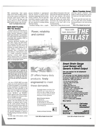 Maritime Reporter Magazine, page 31,  Sep 2003