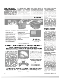 Maritime Reporter Magazine, page 24,  Oct 2003