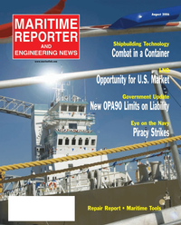 Maritime Reporter Magazine Cover Aug 2006 - AWO Edition: Inland & Offshore Waterways