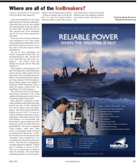 Maritime Reporter Magazine, page 13,  Mar 2011