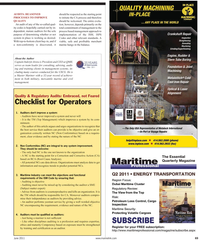 Maritime Reporter Magazine, page 73,  Jun 2011