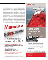 Maritime Reporter Magazine, page 19,  Aug 2011