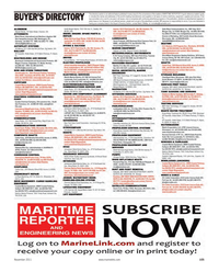 Maritime Reporter Magazine, page 105,  Nov 2011