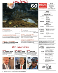 Maritime Reporter Magazine, page 4,  Nov 2013