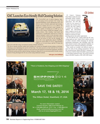 Maritime Reporter Magazine, page 56,  Feb 2014