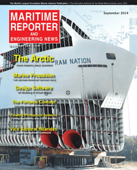 Maritime Reporter Magazine Cover Sep 2014 - Marine Propulsion Edition