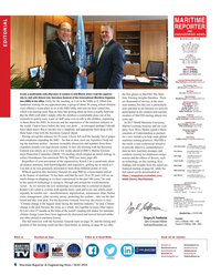 Maritime Reporter Magazine, page 6,  May 2018
