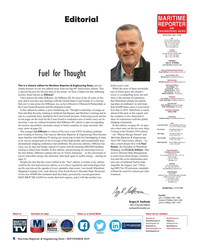 Maritime Reporter Magazine, page 6,  Sep 2019