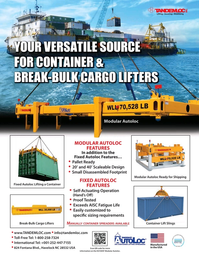 Maritime Reporter Magazine, page 3rd Cover,  Aug 2020