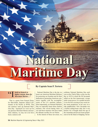 Maritime Reporter Magazine, page 56,  May 2021