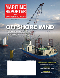 Maritime Reporter Magazine Cover Apr 2022 - 