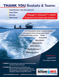 Maritime Reporter Magazine, page 2nd Cover,  May 2022