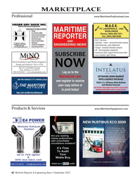 Maritime Reporter Magazine, page 62,  Sep 2022