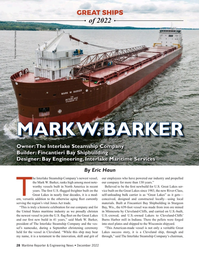 Maritime Reporter Magazine, page 28,  Dec 2022
