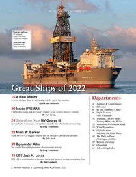 Maritime Reporter Magazine, page 2,  Dec 2022