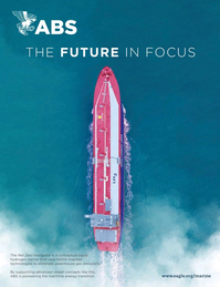 Maritime Reporter Magazine, page 2nd Cover,  Jan 2023