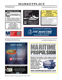 Maritime Reporter Magazine, page 46,  Feb 2023