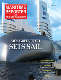 Maritime Reporter Magazine Cover May 2023 - Green Ship Technologies
