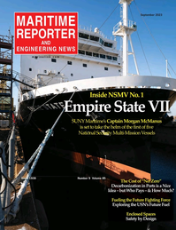 Maritime Reporter Magazine Cover Sep 2023 - Marine Design Edition

