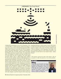 Maritime Reporter Magazine, page 74,  Nov 2023