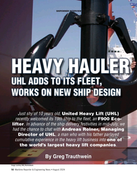 Maritime Reporter Magazine, page 50,  Aug 2024