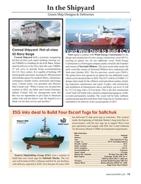 Maritime Reporter Magazine, page 73,  Aug 2024