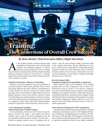 Maritime Reporter Magazine, page 8,  Sep 2024