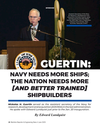 Maritime Reporter Magazine, page 18,  Jun 2025