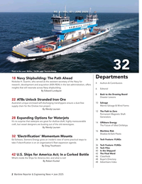 Maritime Reporter Magazine, page 2,  Jun 2025