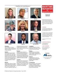 Maritime Reporter Magazine, page 4,  Jun 2025