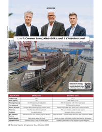 Maritime Reporter Magazine, page 20,  Oct 2025