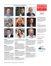 Maritime Reporter Magazine, page 4,  Oct 2025