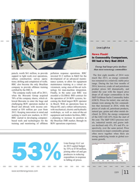 Offshore Energy Reporter Magazine, page 9,  Jan 2015
