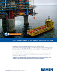 Offshore Energy Reporter Magazine, page 4th Cover,  Jan 2015