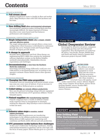 Offshore Engineer Magazine, page 5,  May 2013
