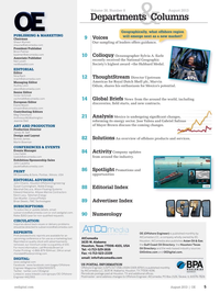 Offshore Engineer Magazine, page 3,  Aug 2013