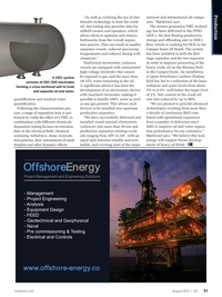 Offshore Engineer Magazine, page 59,  Aug 2013