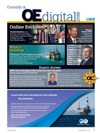 Offshore Engineer Magazine, page 5,  Aug 2013