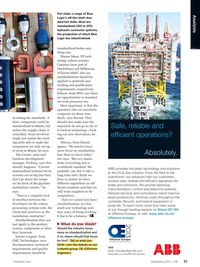 Offshore Engineer Magazine, page 29,  Sep 2013