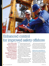 Offshore Engineer Magazine, page 30,  Sep 2013