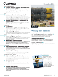 Offshore Engineer Magazine, page 1,  Dec 2013