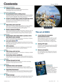 Offshore Engineer Magazine, page 1,  Jun 2014