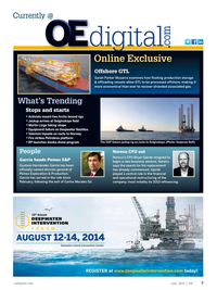 Offshore Engineer Magazine, page 5,  Jul 2014