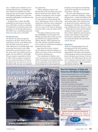 Offshore Engineer Magazine, page 119,  Aug 2014