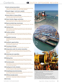 Offshore Engineer Magazine, page 1,  Aug 2014